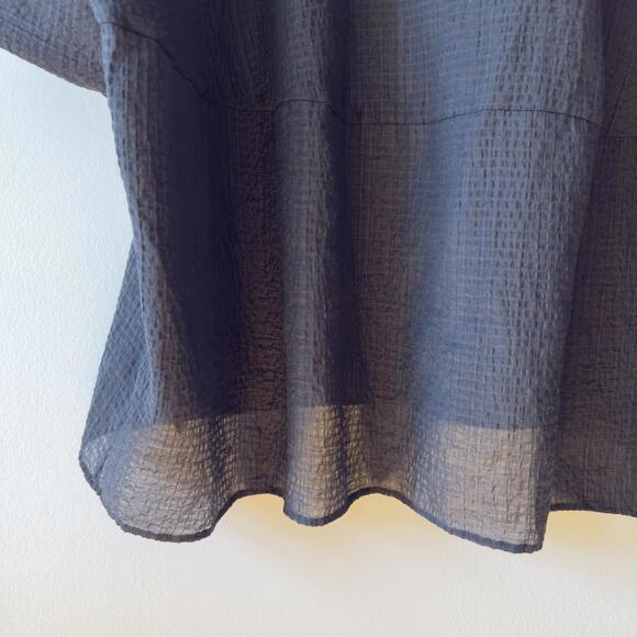 COS Granddad Collar Relaxed Exaggerated Silhouette Oversized M in Black - Picture 8 of 9